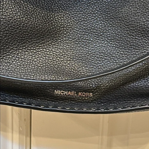 Michael Kors large black studded hobo bag - Picture 3 of 10